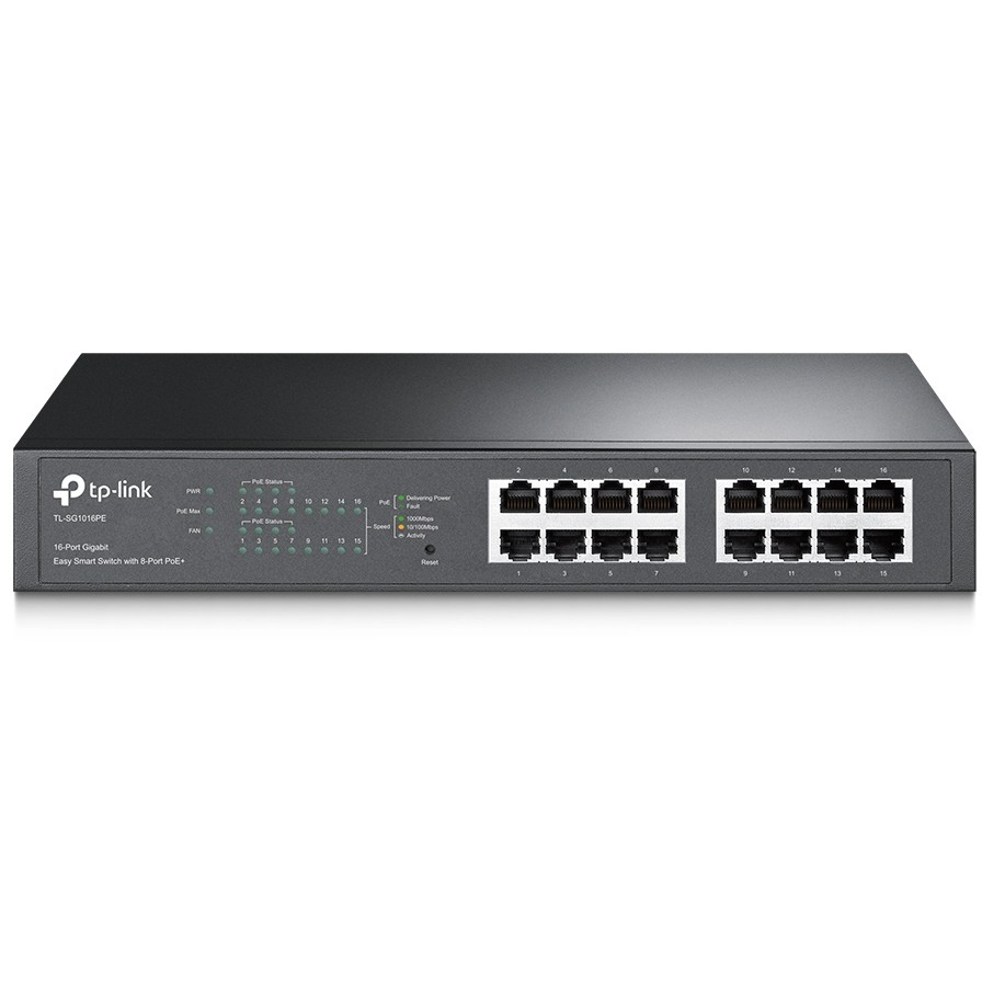 Switch TP-LINK SG1016PE Metall POE+, 16 porte