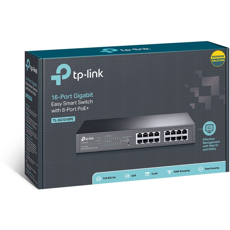 Switch TP-LINK SG1016PE Metall POE+, 16 porte - Figura 4