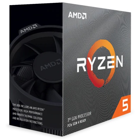Procesor AMD Ryzen 5 3600, 6 bërthama, 3.6 GHz (Max Boost 4.2 GHz), 32 MB Cache, 95W, AM4, BOX me Wraith Stealth Cooler