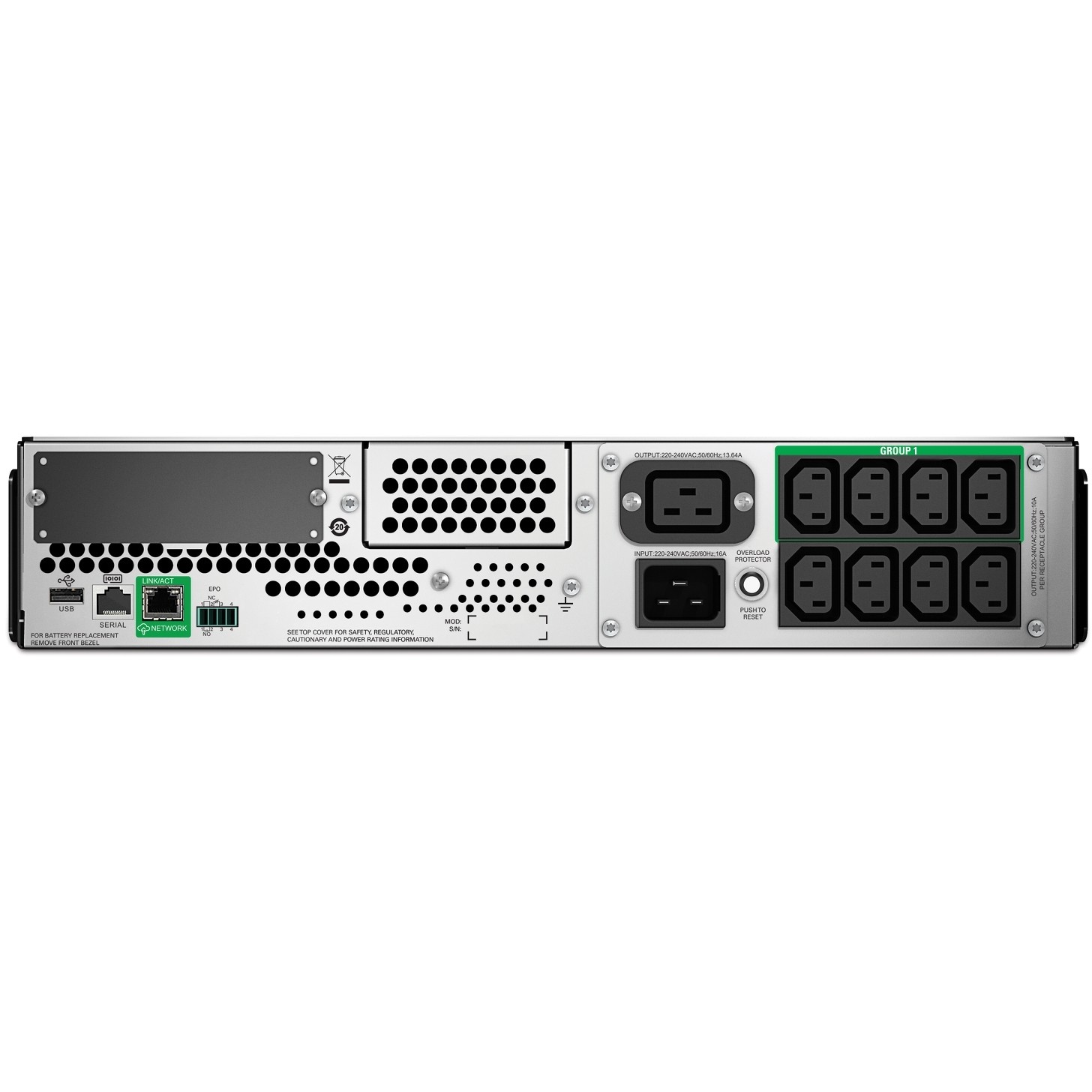 Smart-UPS APC Rack 2HE SMT3000RMi2UC 2700W 3000VA Line Interactive - Figura 5