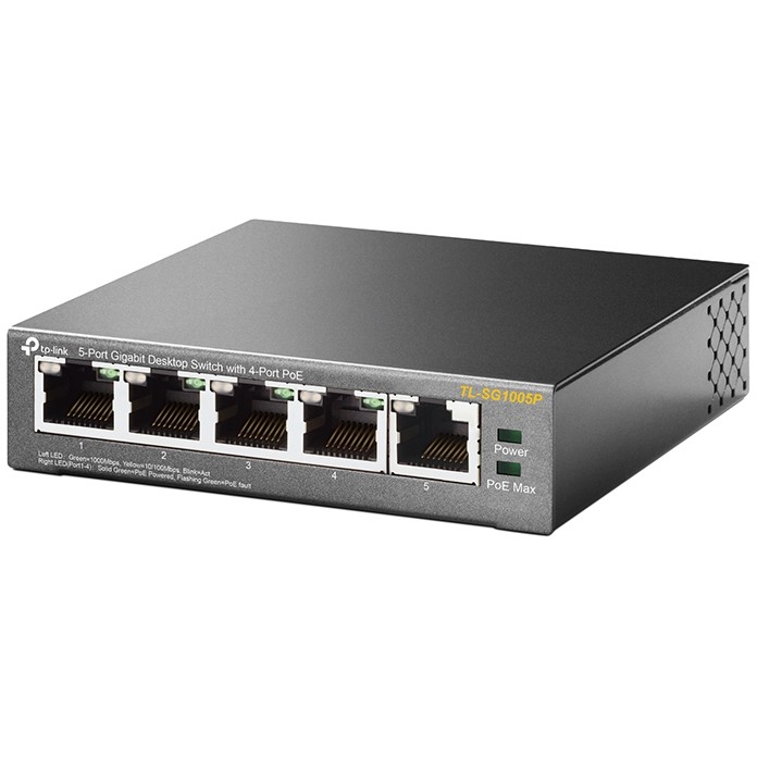 Switch 5P TP-Link SG1005P metal me 4 PoE-Ports - Figura 3