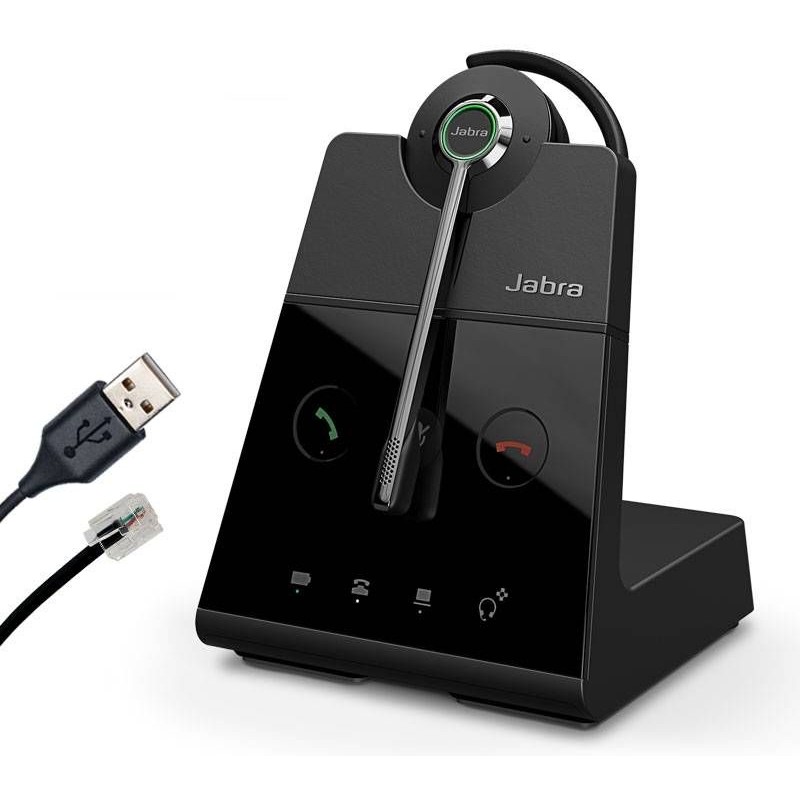 Kufje pa kabllo Jabra Engage 75 Convertible – On-Ear – Zezë - Figura 2