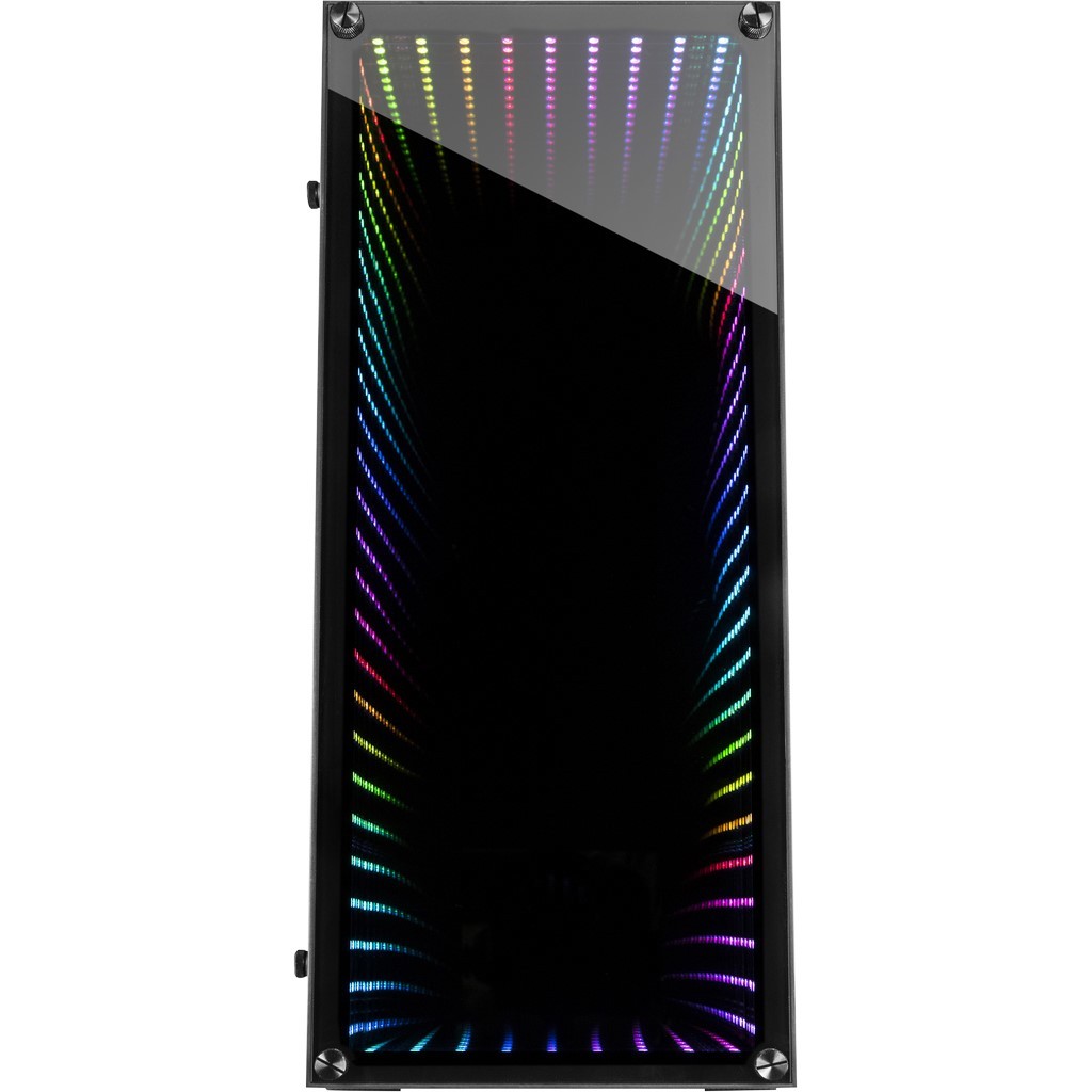 Kasë Inter-Tech Infini2 X-908 Midi Tower - Zezë - Figura 2