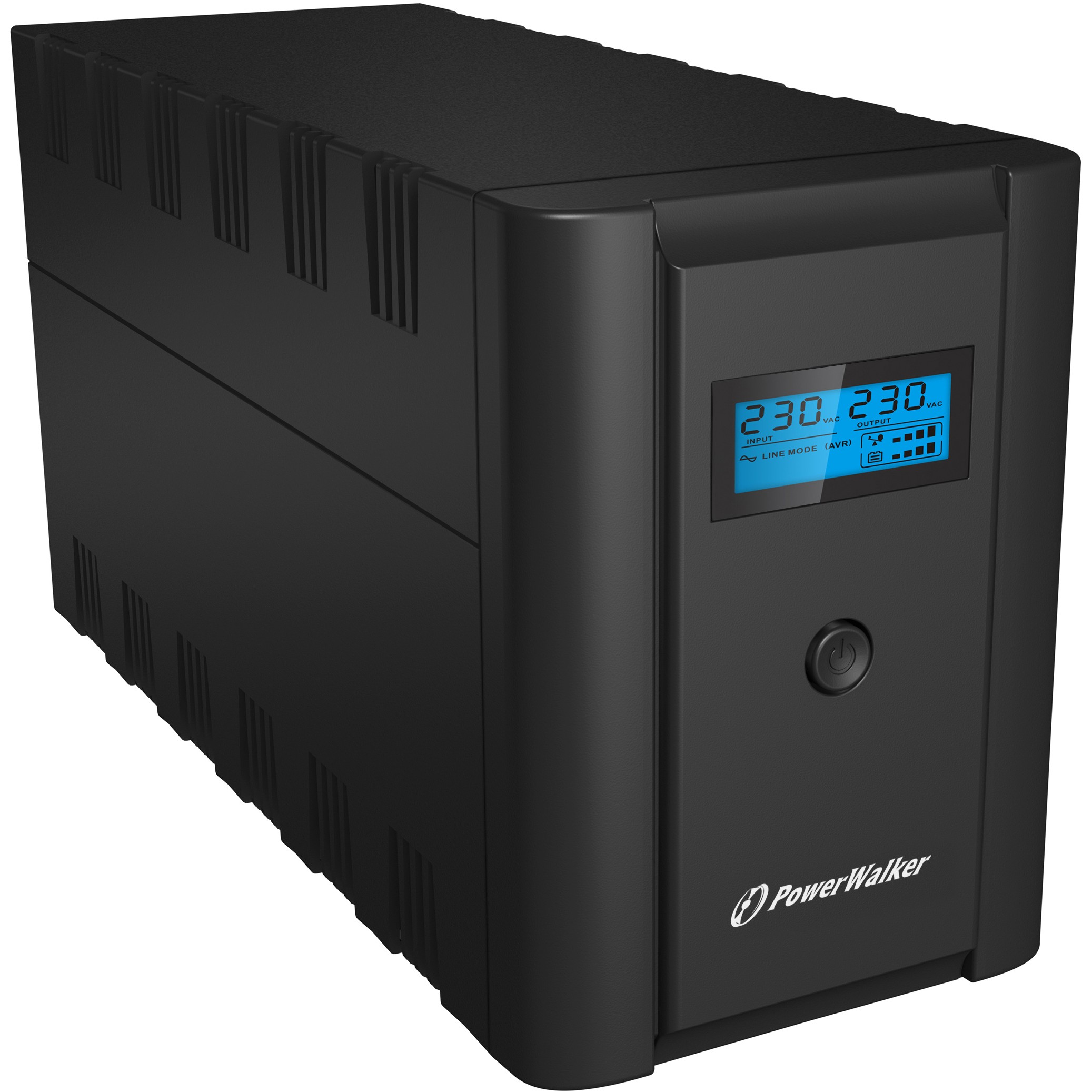 PowerWalker VI2200 LCD IEC – 2200VA 1200W Line-Interactive UPS with AVR, LCD Display, USB HID & 6x IEC Outputs – Reliable Backup Power for Servers, NAS & Network Systems - Figura 2