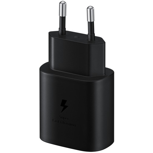 Aksesorë për telefon Samsung 25W Fast Charger with USB-C Cable (Retail Packaging)– Zezë - Figura 3