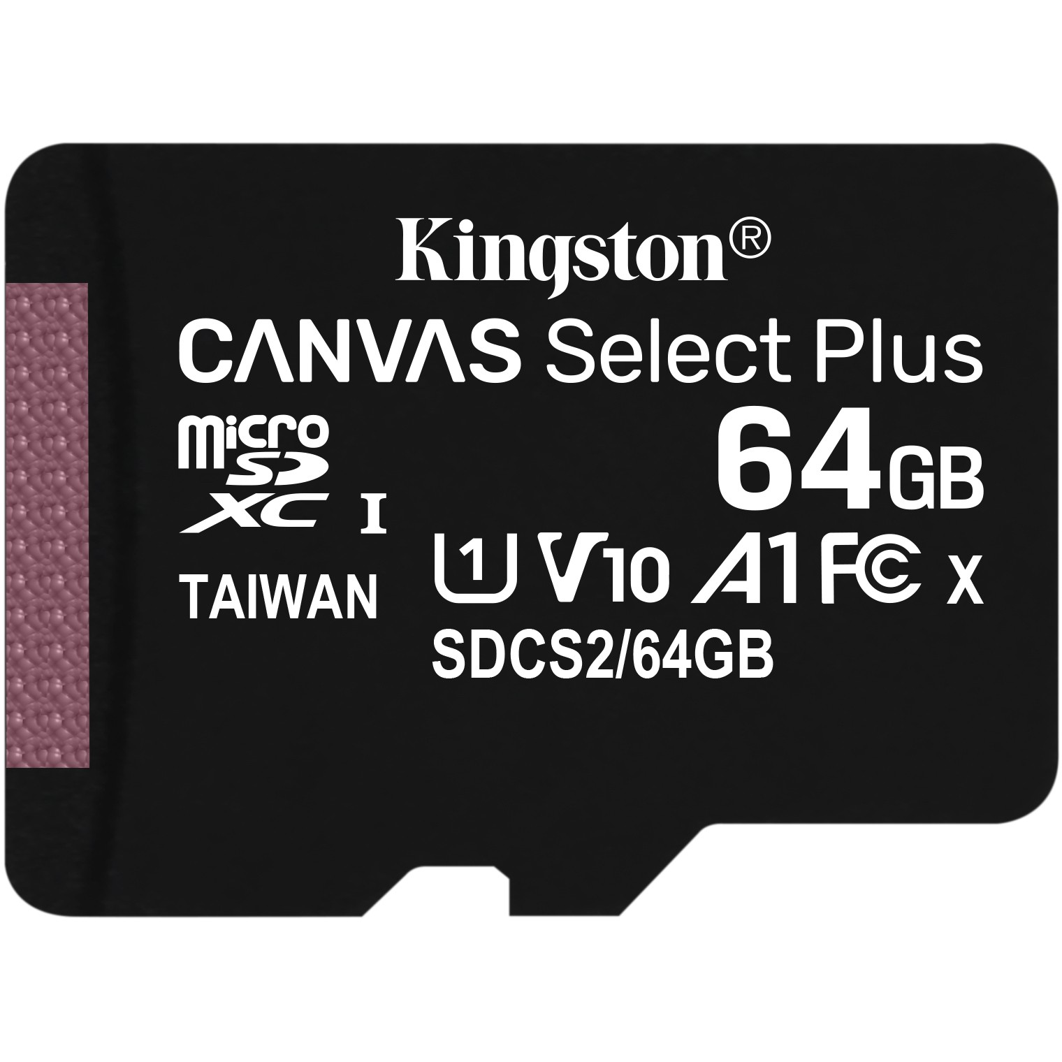 Kartë Memorie SD CARD 64GB Kingston Canvas Select Plus MicroSDXC 100MB/s