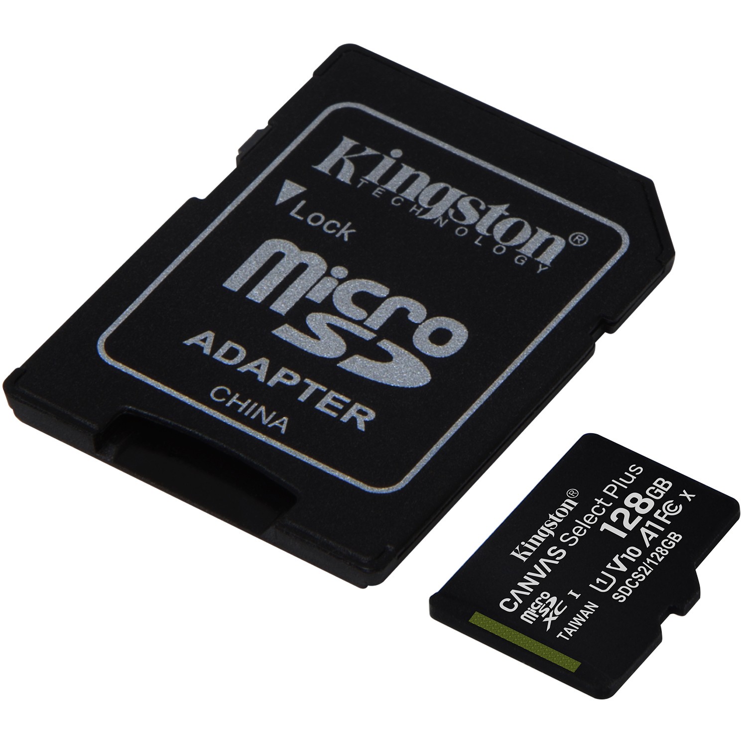 Kartë Memorie MicroSD 128GB Kingston Canvas Select Plus MicroSDXC 100MB/s +Adapter - Figura 2