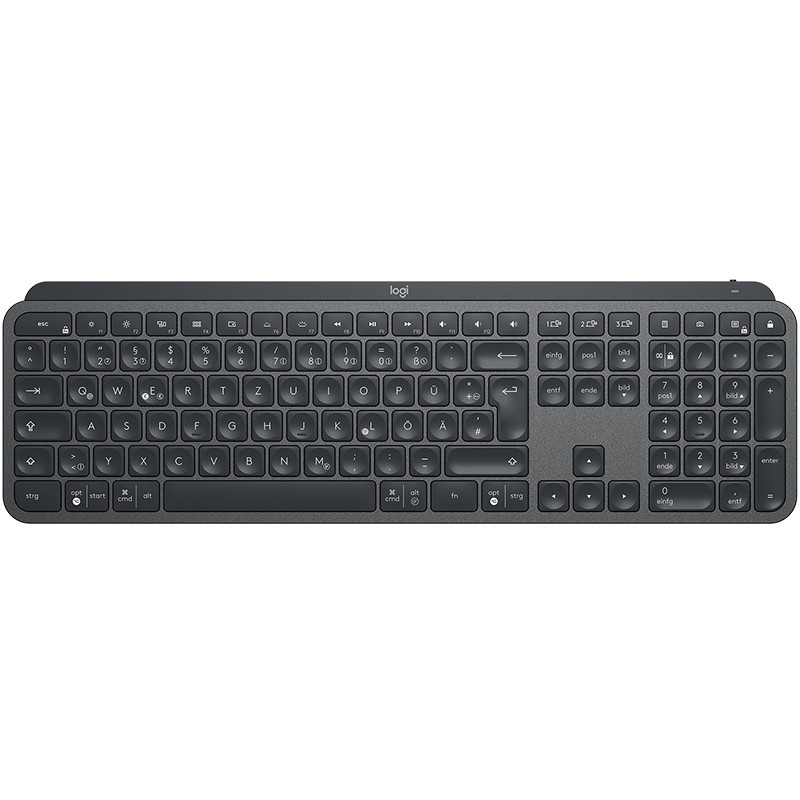 Tastierë pa kabllo Logitech MX Keys / QWERTZ - Grafit