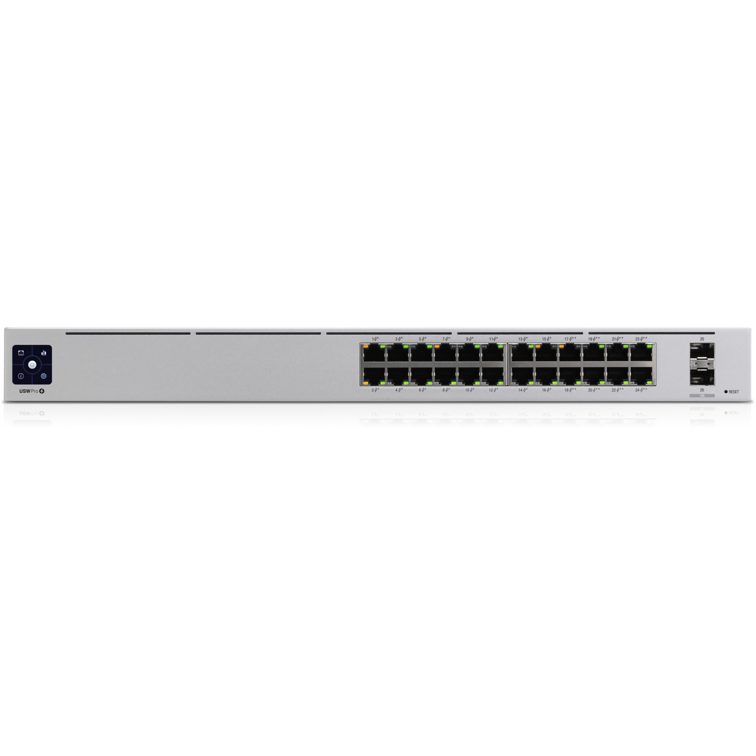 Switch UPS 24+2P Ubiquiti UniFi USW-Pro-24-PoE 400W PoE++ M RM