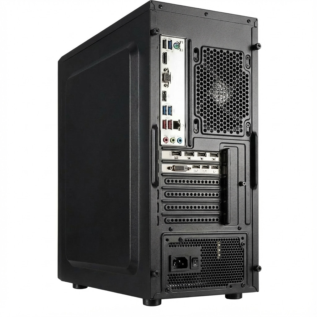 Kasë Midi Inter-Tech B-42 RGB - Zezë - Figura 4