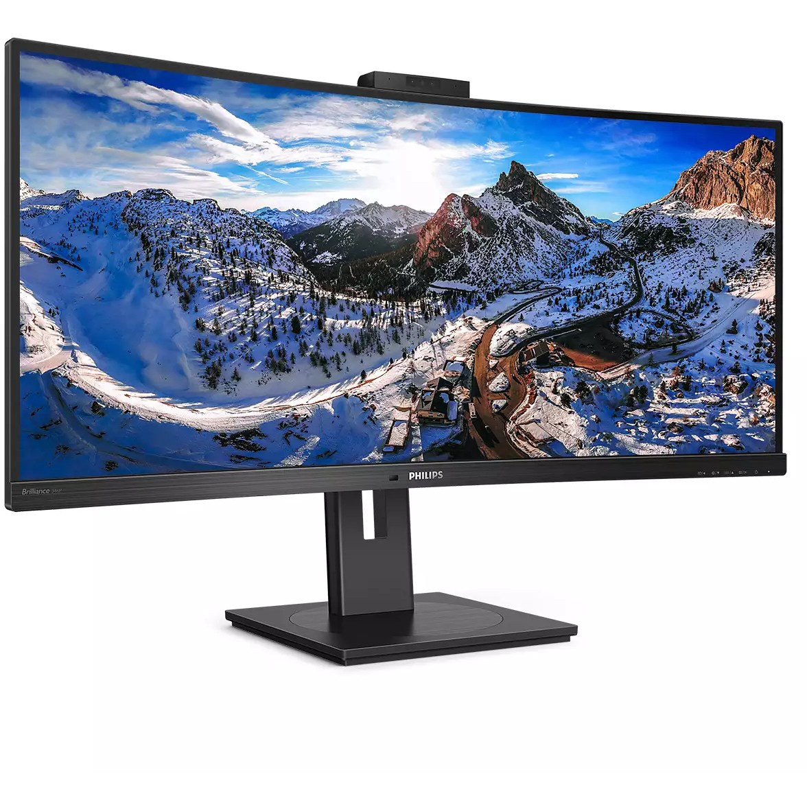 Monitor i lakuar Philips 346P1CRH / 34" UltraWide Quad HD 100 Hz 4 ms VA / HDMI DP USB-C / e zezë - Figura 5
