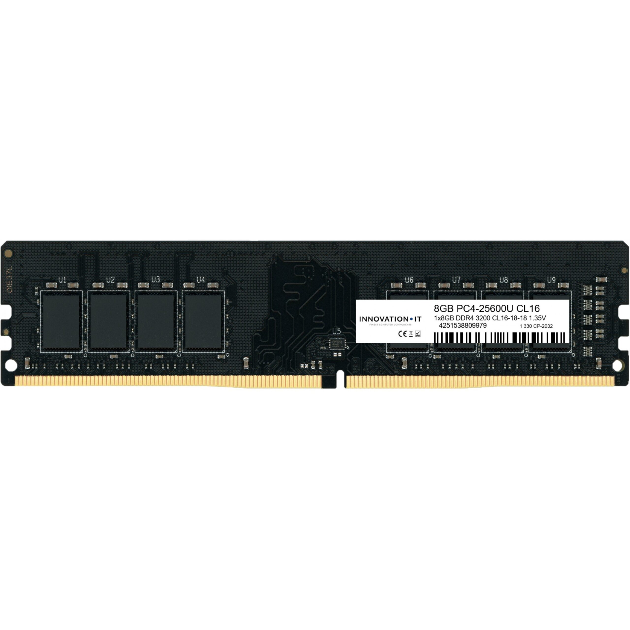 RAM Memorie 3200 8GB Innovation IT CL16-18-18 1.35V LD 8-Chip
