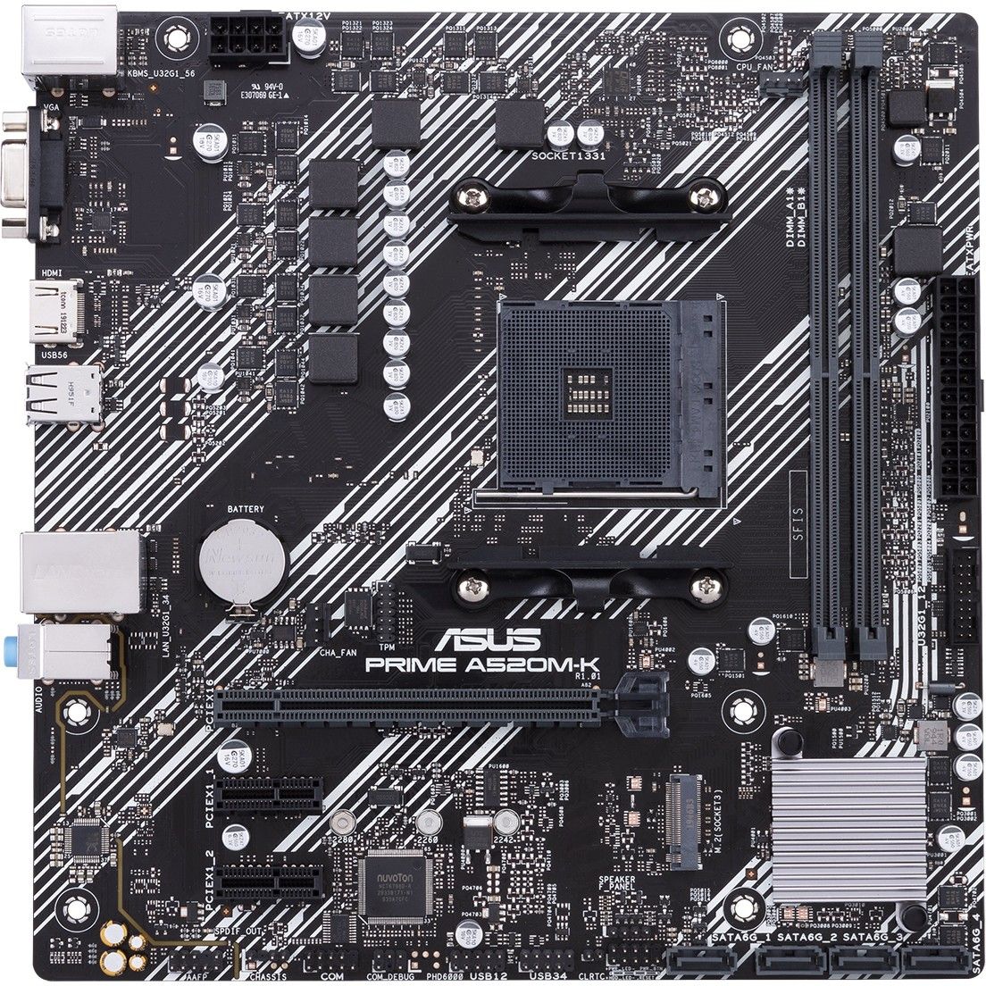 Pllakë Amë MB ASUS PRIME A520M-K