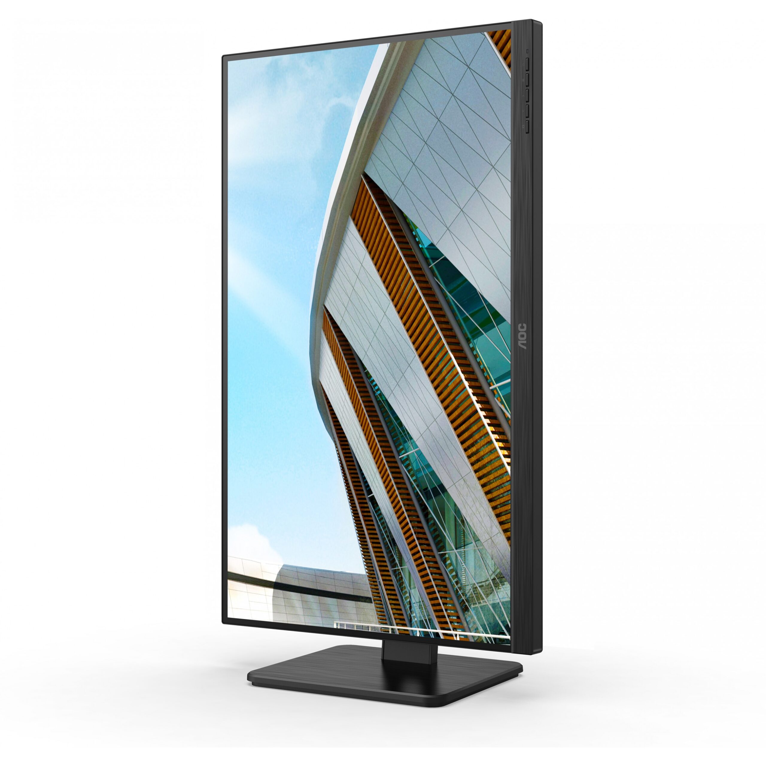MonitoR AOC 68.6cm/27" (1920 x 1080) 27P2Q Full HD 4ms IPS HDMI VGA DVI DP USB 16:9 Black - Figura 2