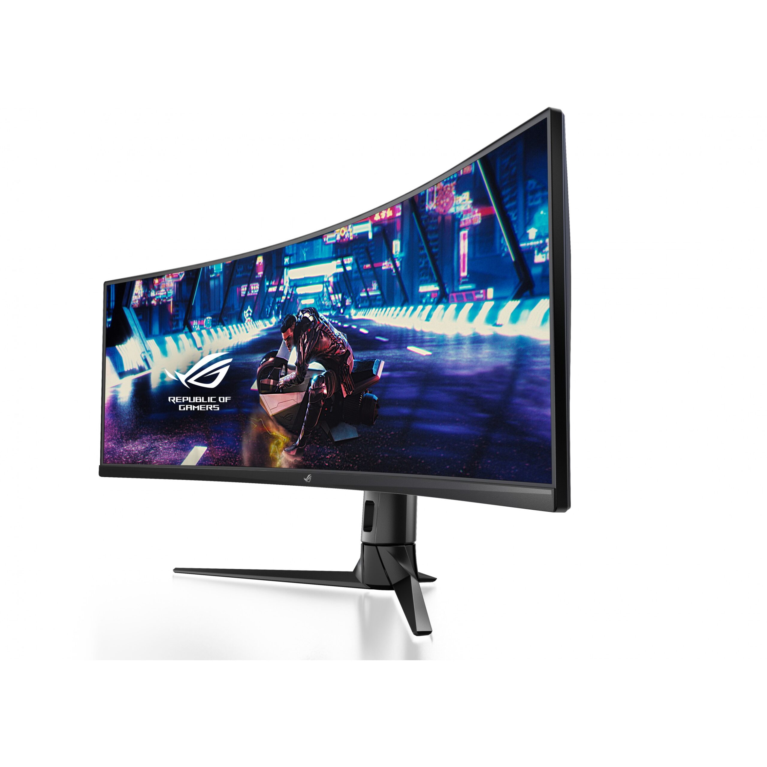 Monitor Gaming i lakuar ASUS ROG Strix XG49VQ / 49" UltraWide Full HD 144 Hz 4 ms VA Curved / UW-HDR HDMI DP / e zezë - Figura 3