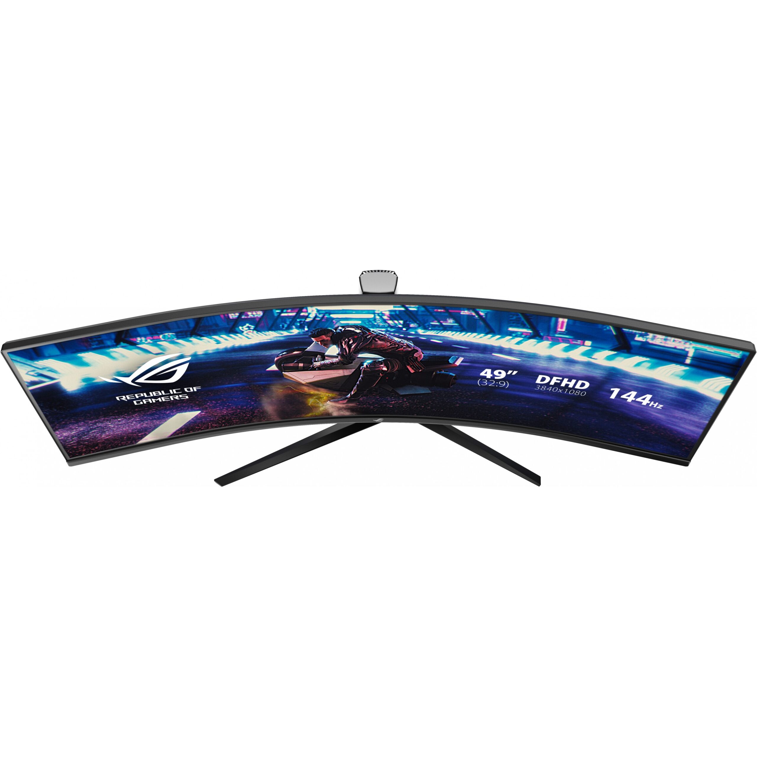 Monitor Gaming i lakuar ASUS ROG Strix XG49VQ / 49" UltraWide Full HD 144 Hz 4 ms VA Curved / UW-HDR HDMI DP / e zezë - Figura 5