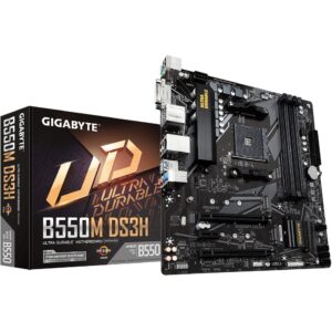 Pllakë Amë AMD AM4 Gigabyte B550M DS3H / mATX / DDR4 / HDMI