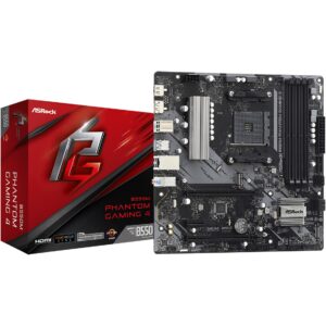 Pllakë Amë AM4 ASRock B550M Phantom Gaming 4
