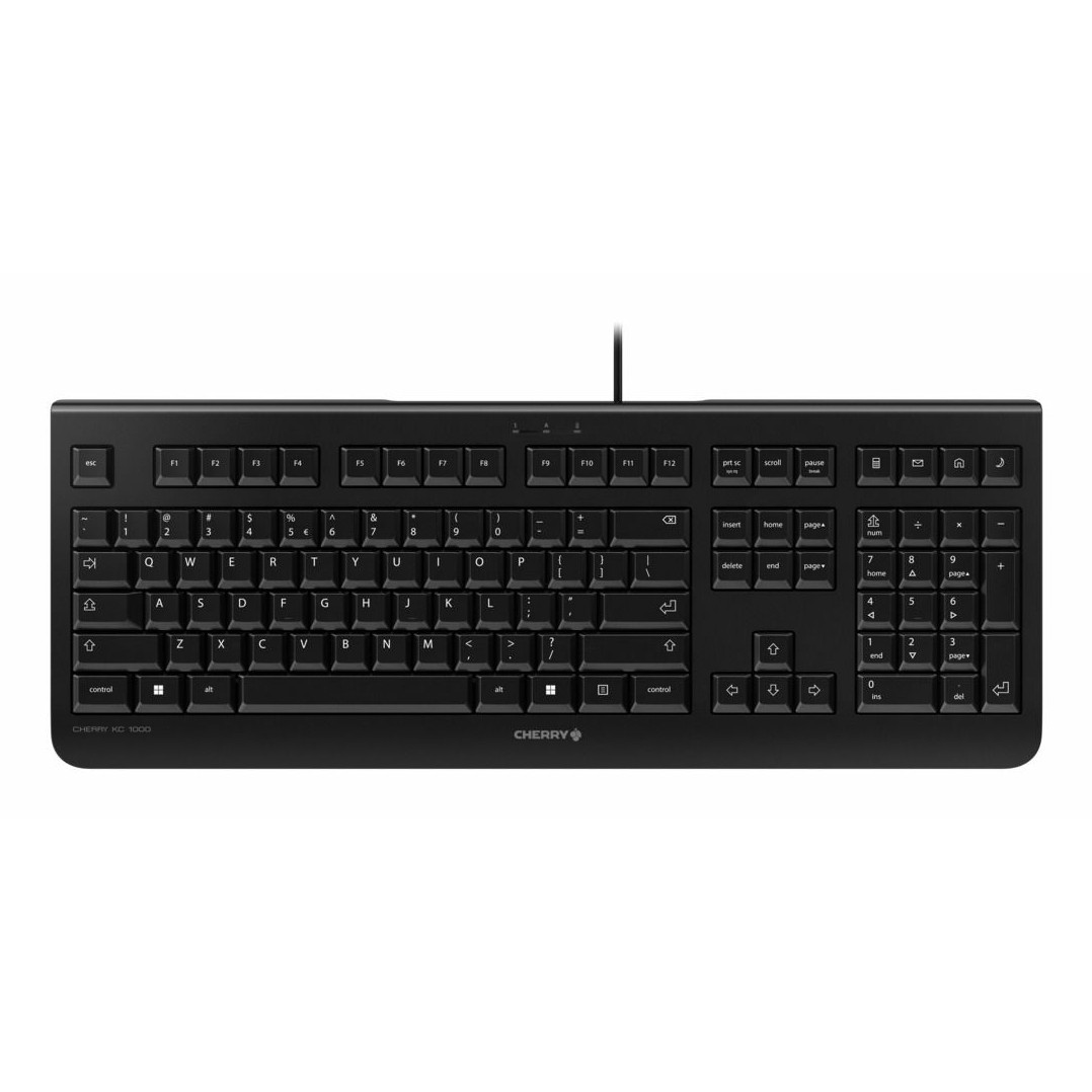 Tastierë me kabllo Cherry KC 1000 / AZERTY Belg - Zezë