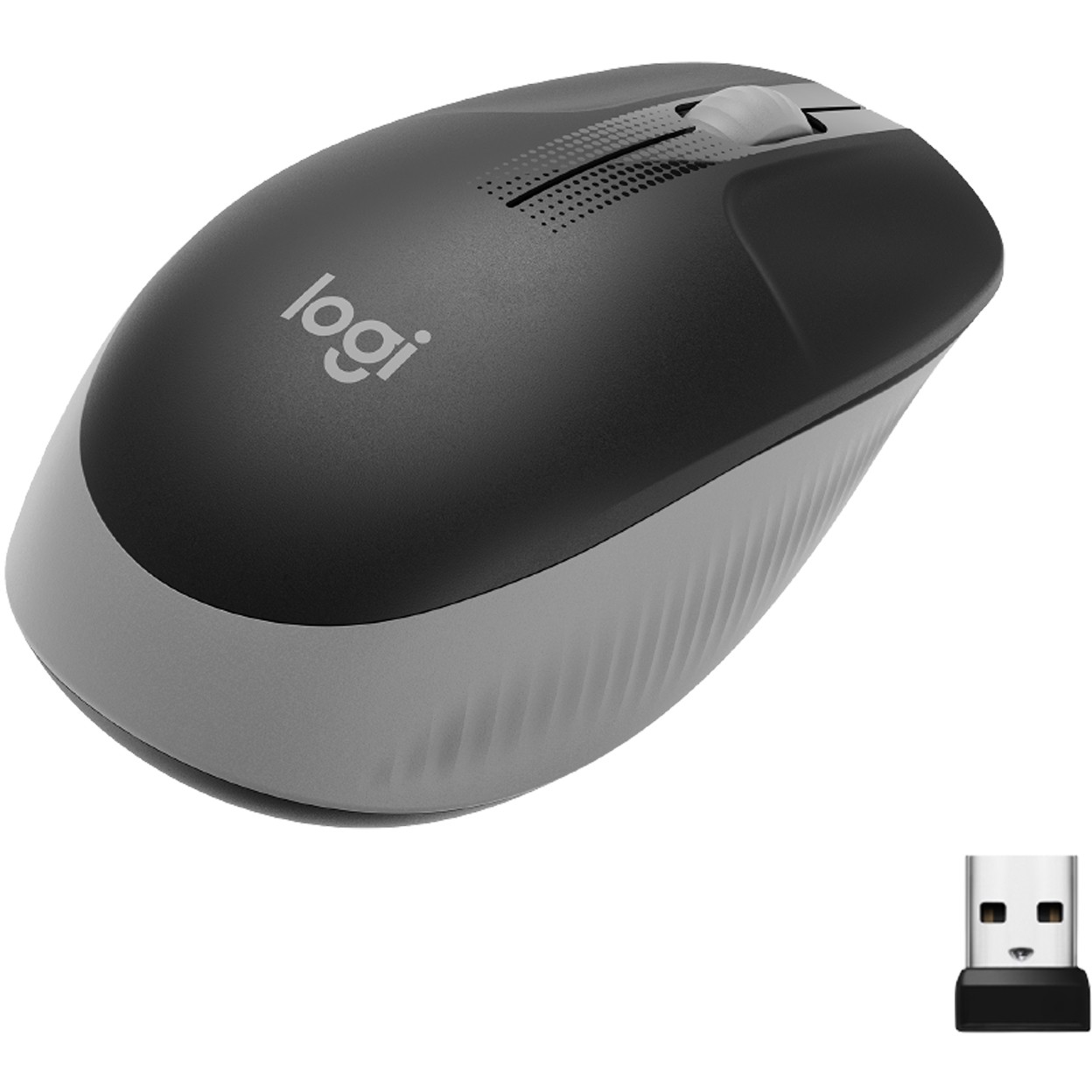 Maus Logitech M190 optisch wireless Grey