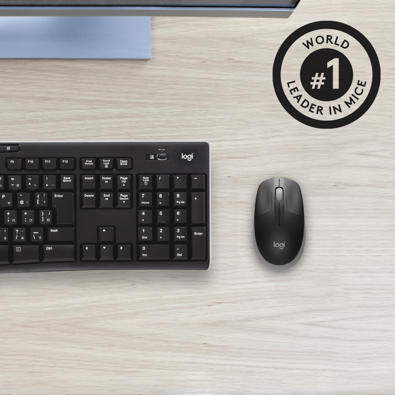 Maus Logitech M190 optisch wireless Grey - Figura 5