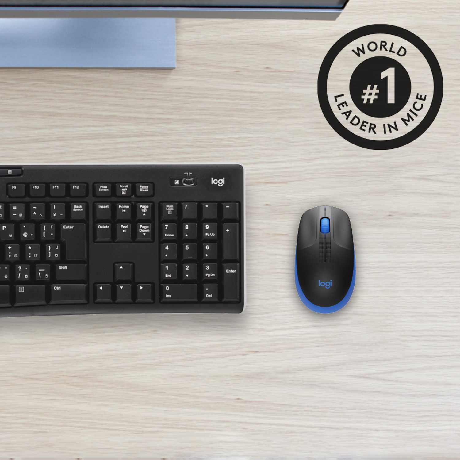 Maus Logitech M190 optisch wireless Blue - Figura 5