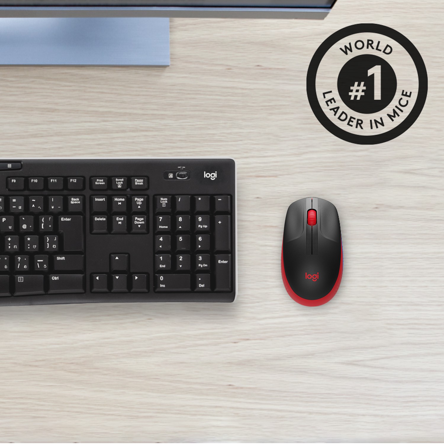 Maus Logitech M190 wireless Red - Figura 5