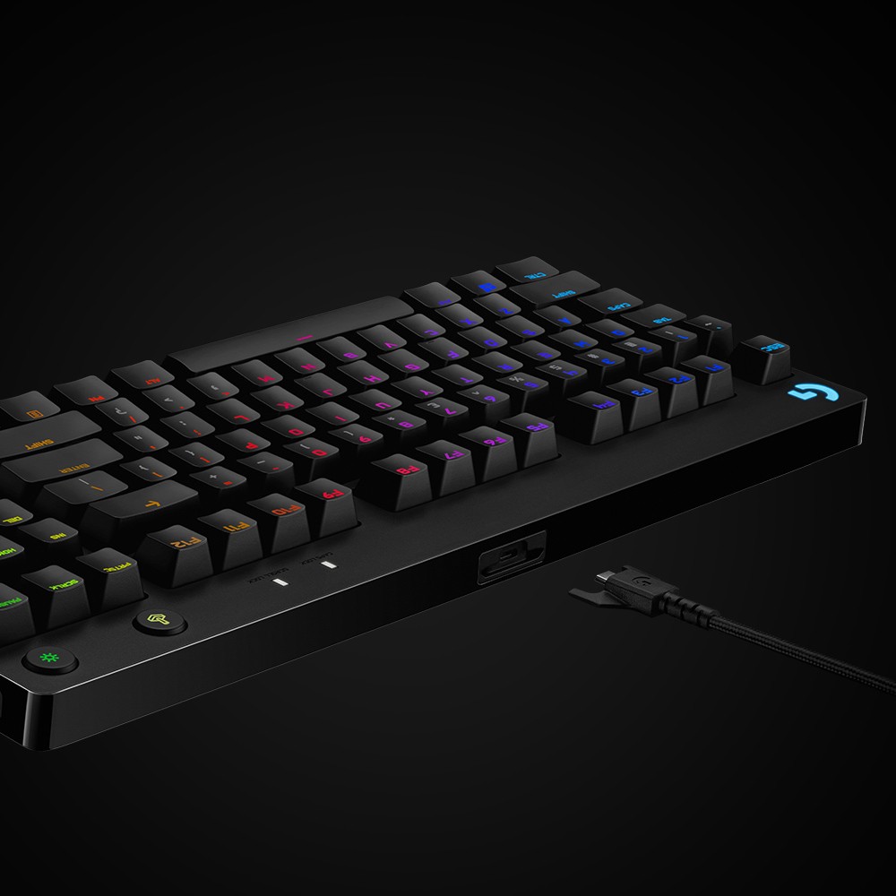 Tastierë Gaming Logitech Pro Mekanike GX Blue / Wired / QWERTZ / German Language - Zezë - Figura 2