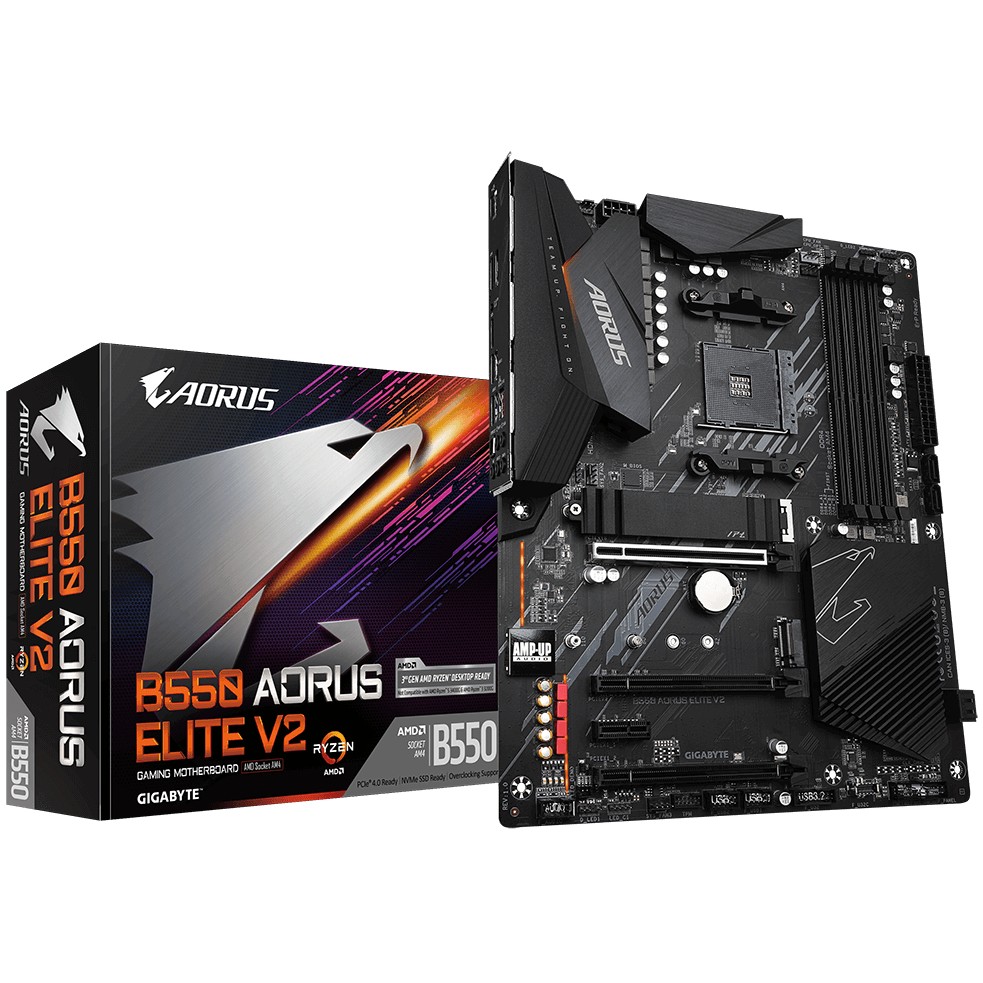 Pllakë amë AMD AM4 Gigabyte B550 Aorus Elite V2