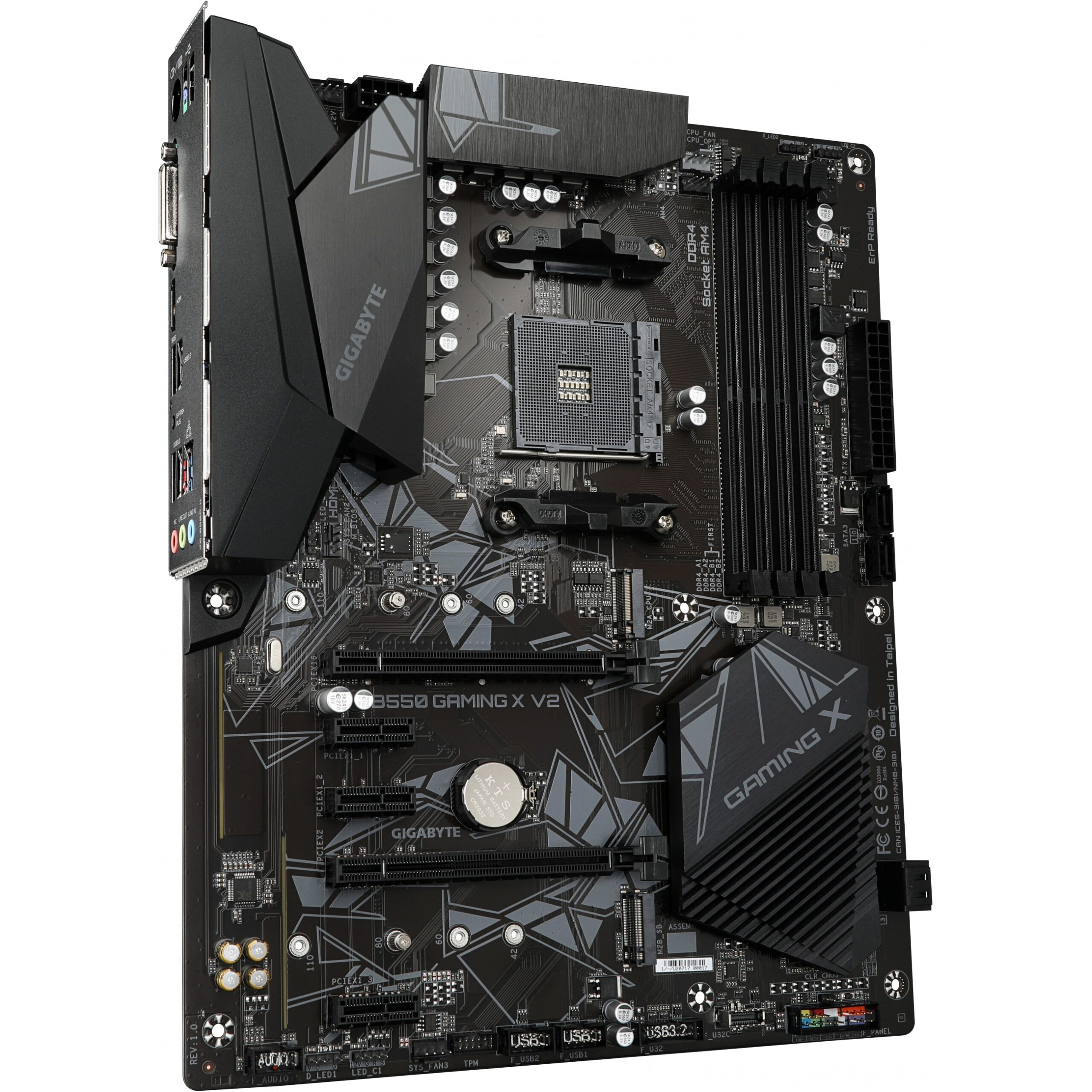 Pllakë Amë AMD AM4 Gigabyte B550 Gaming X V2 / DDR4 / HDMI+DVI - Figura 3