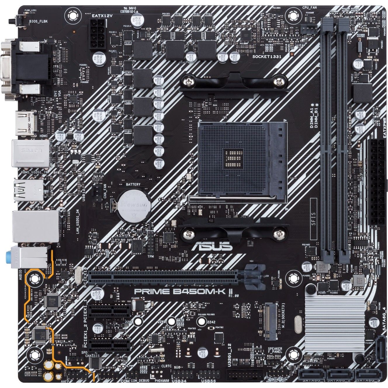 Pllakë Amë MB ASUS PRIME B450M-K II