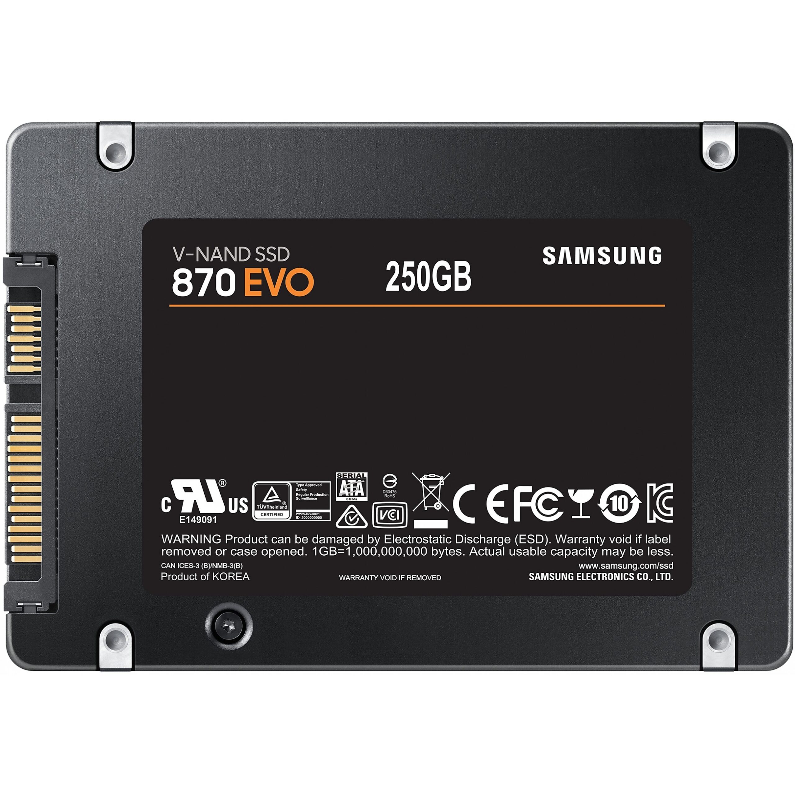SSD të Brendshëm 2.5" 250GB Samsung 870 EVO retail