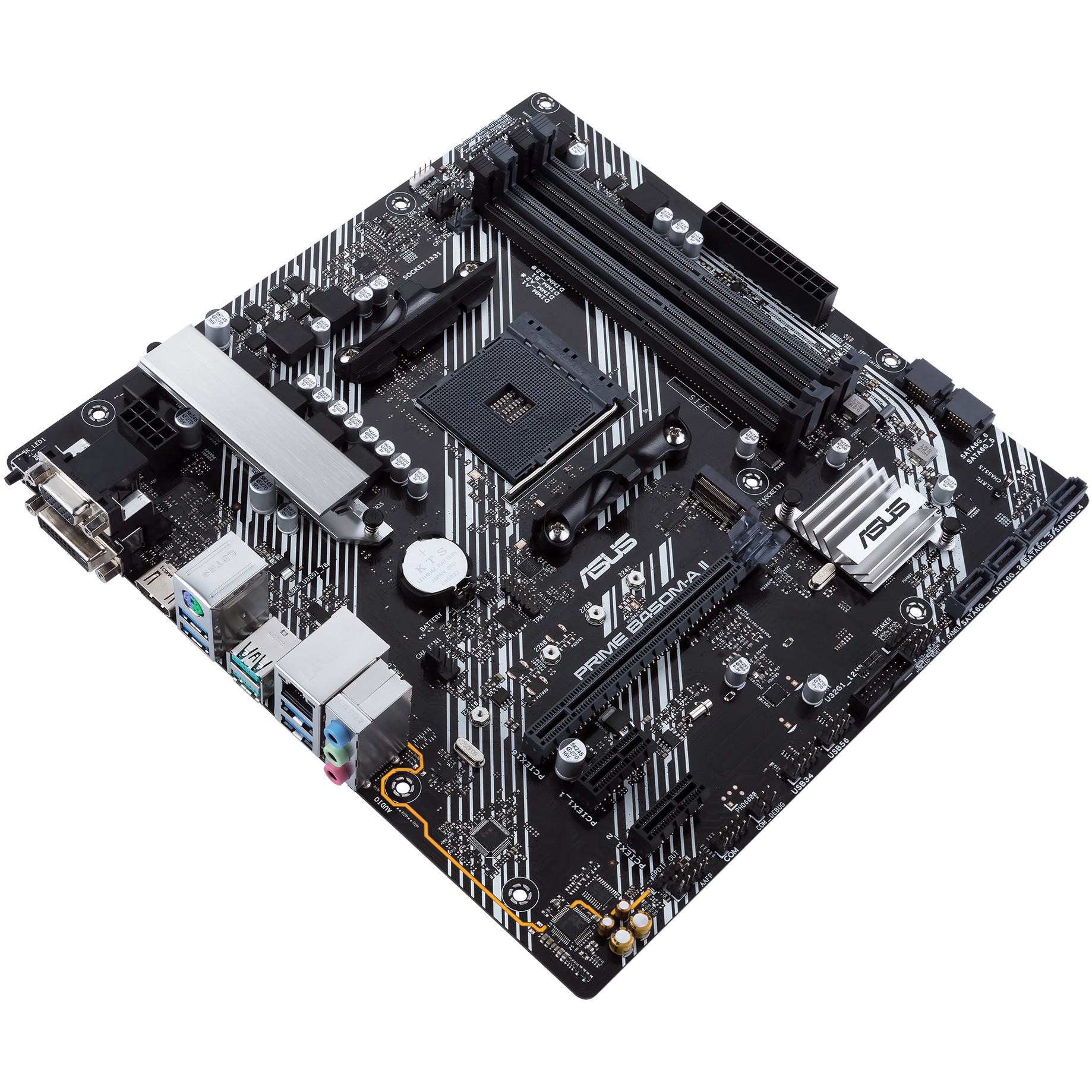 Pllakë Amë AMD AM4 ASUS PRIME B450M-A II / DDR4 / HDMI+VGA+DVI - Figura 5