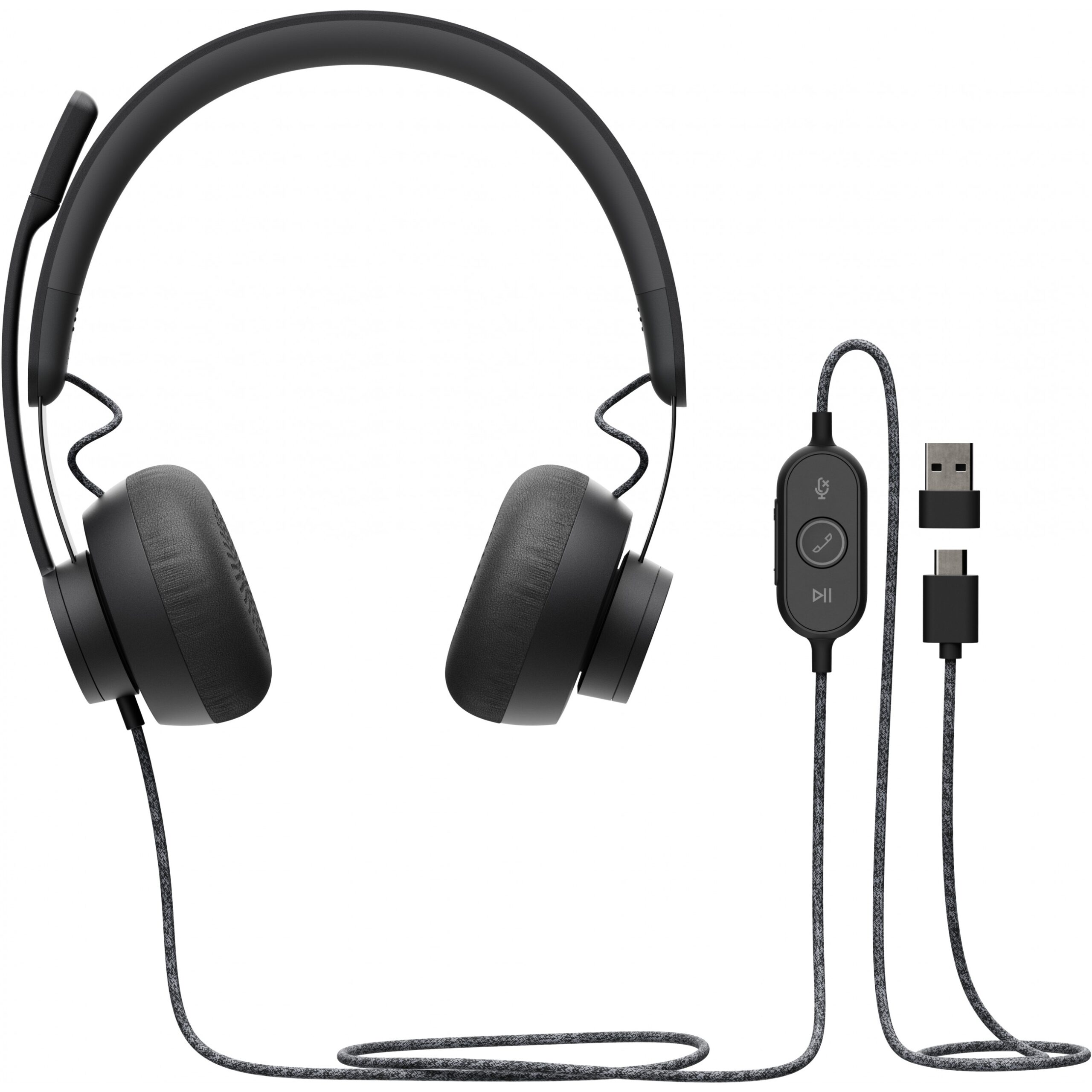 Kufje me Kabllo Logitech / Zone Wired / UC / USB - Zezë