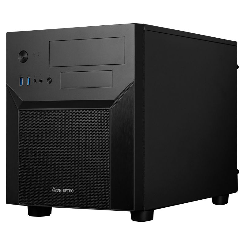 Kasë Mini Chieftec CI-02B-OP Cube - Zezë - Figura 2