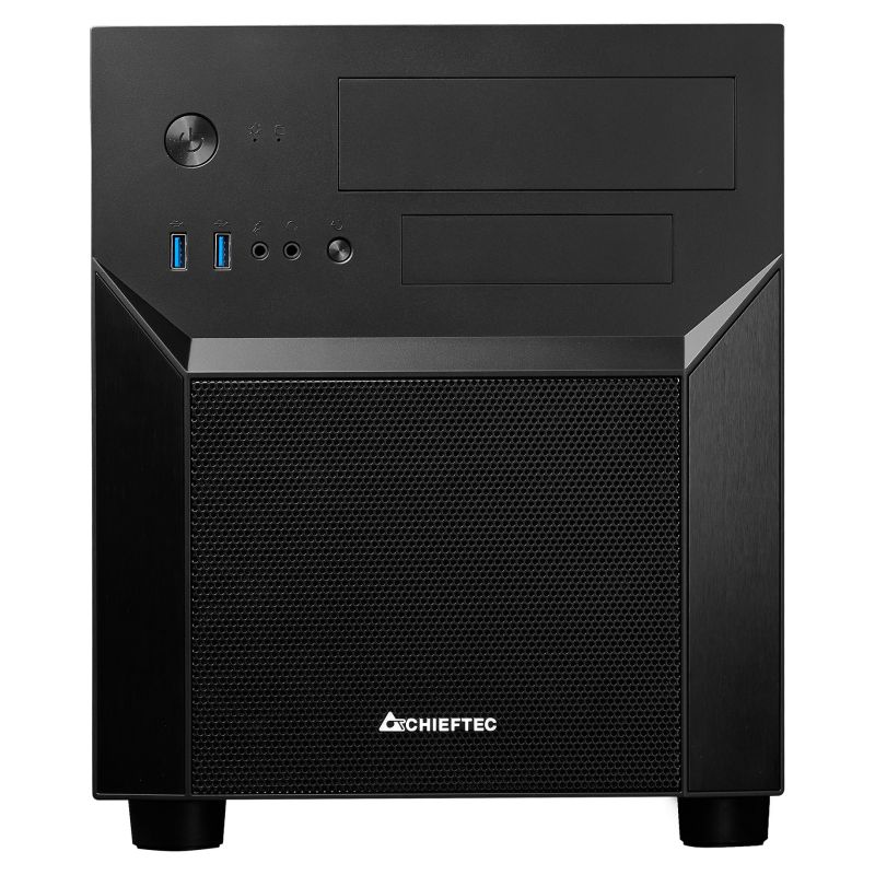 Kasë Mini Chieftec CI-02B-OP Cube - Zezë - Figura 3