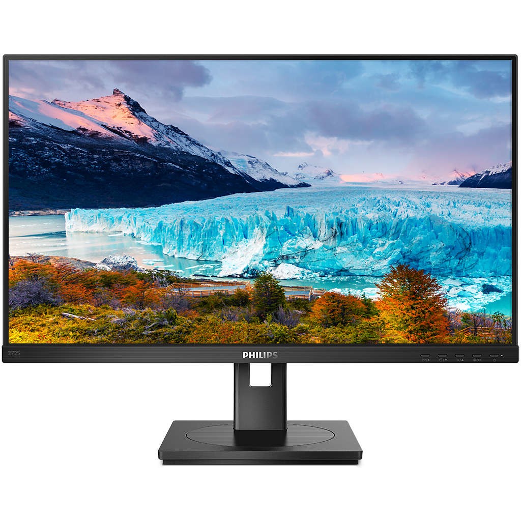 Monitor Philips S-line 272S1AE 27'' (1920x1080) 16:9 4ms HDMI DVI-D VGA DisplayPort VESA Pivot Speaker Full HD, i zi