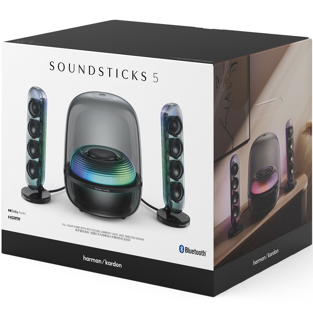 Altoparlantë Harman Kardon SOUNDSTICK 5 / Bluetooth / HDMI ARC / 190 W - e zezë
