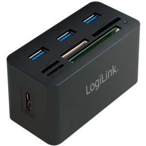 HUB LogiLink CR0042 USB 3.0, 3x USB 3.0, 3 porte, all-in-one lexuash kartash