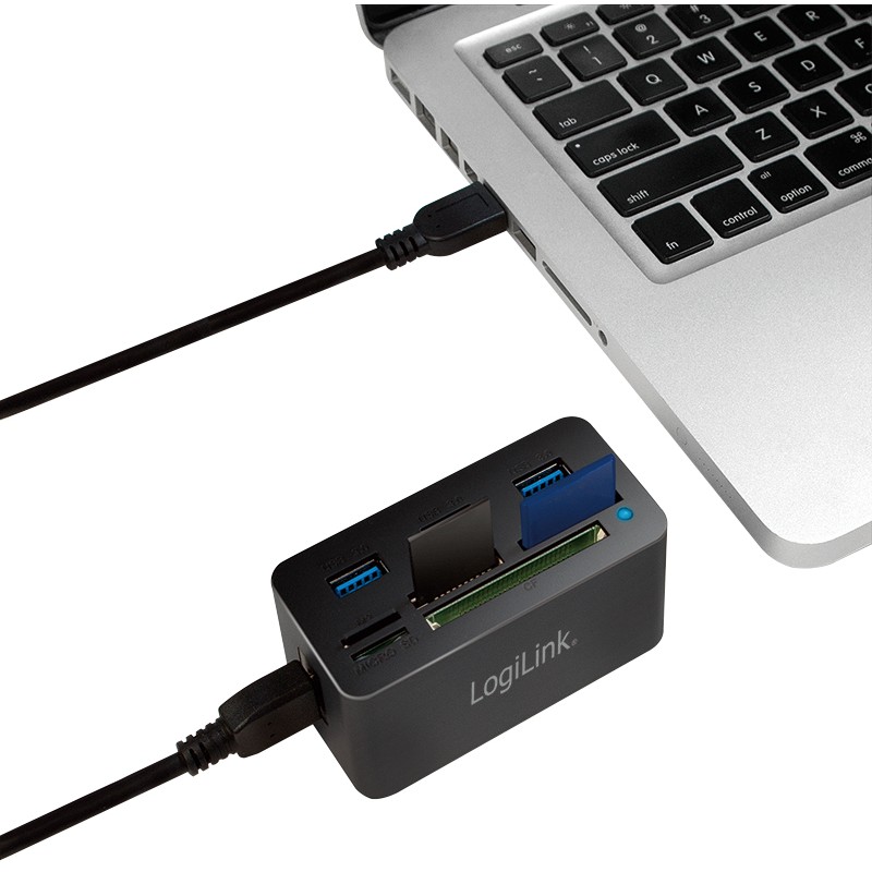 HUB LogiLink CR0042 USB 3.0, 3x USB 3.0, 3 porte, all-in-one lexuash kartash - Figura 4