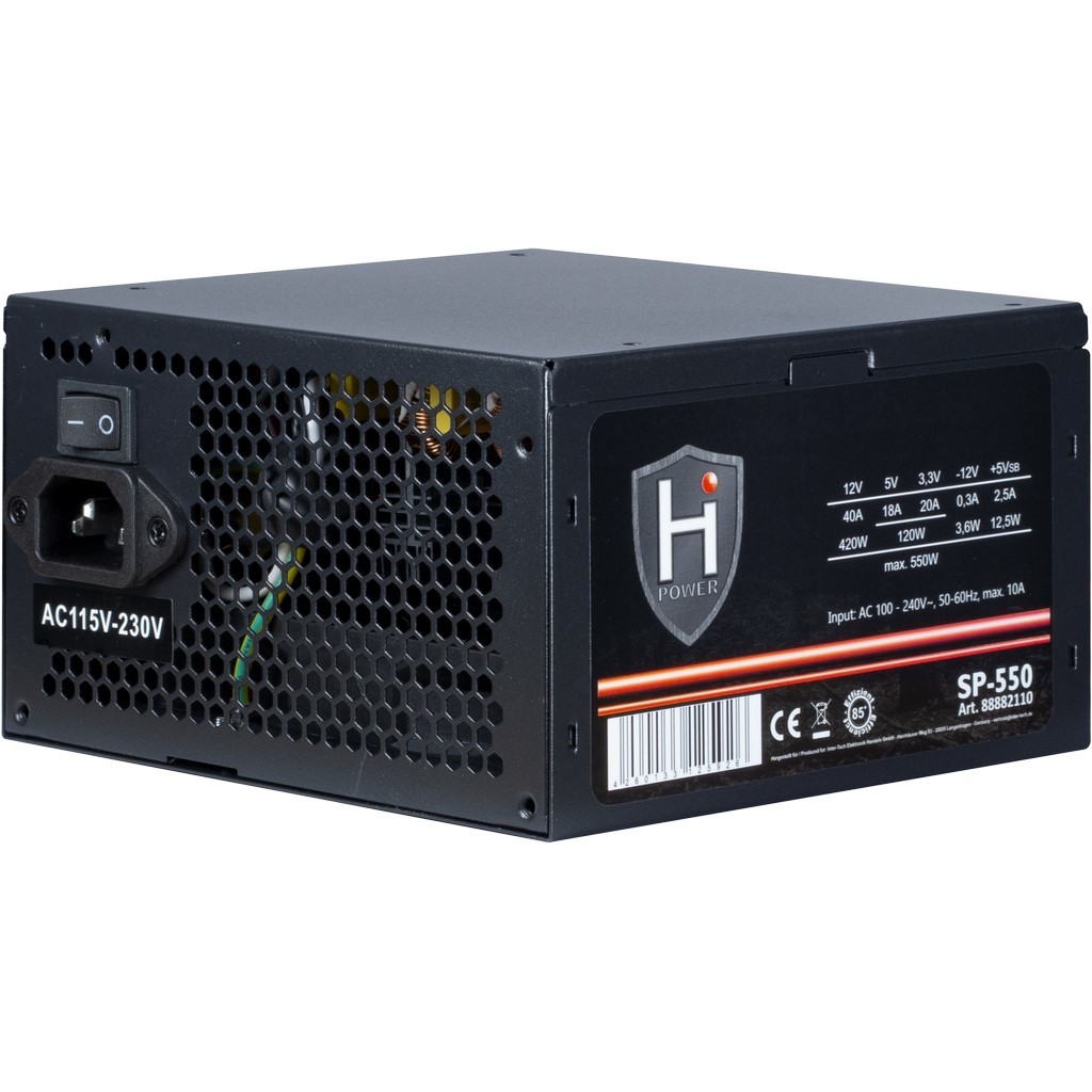 Furnizues Energjie PSU 550W Inter-Tech HIPOWER SP-550 - Figura 2