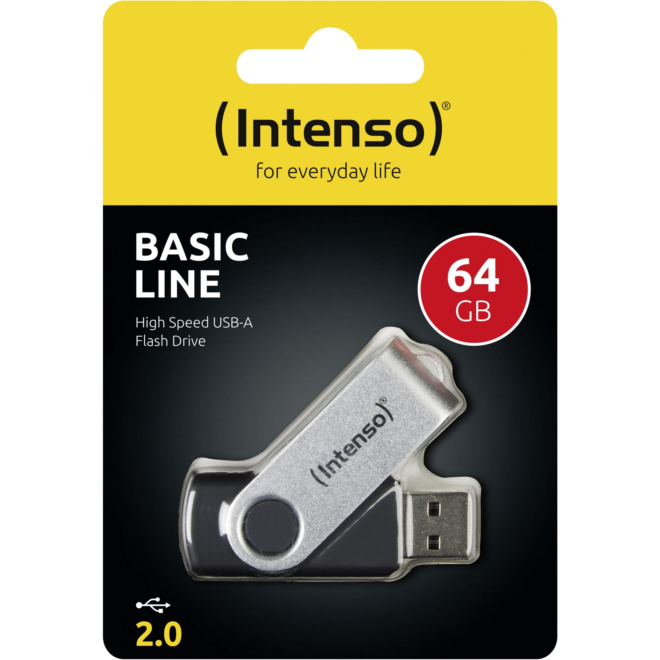 USB Flash Drive STICK Intenso 64GB 2.0 Basic Line - Figura 3