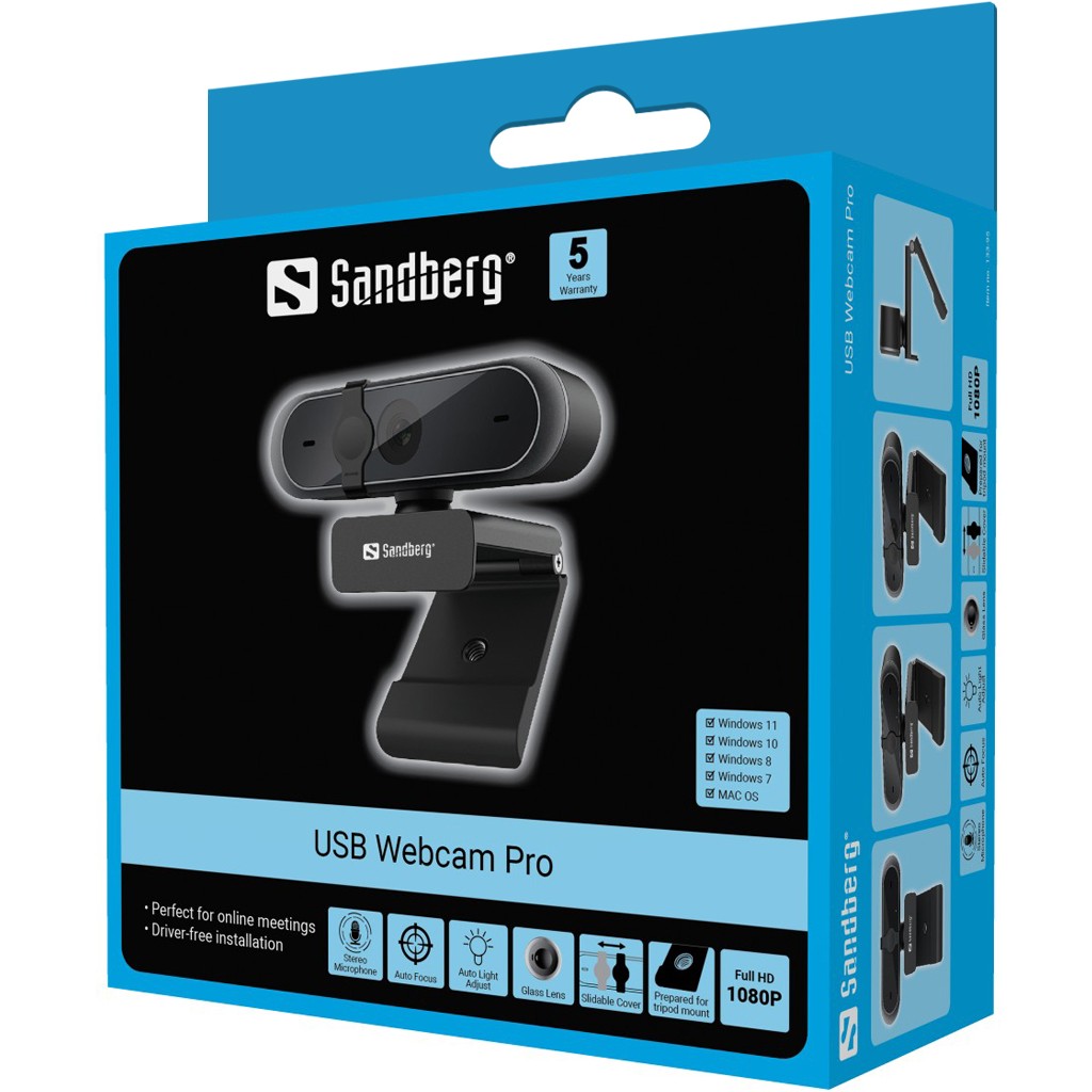 Webcam Sandberg Pro 133-95 1920x1080 Full HD - Figura 5