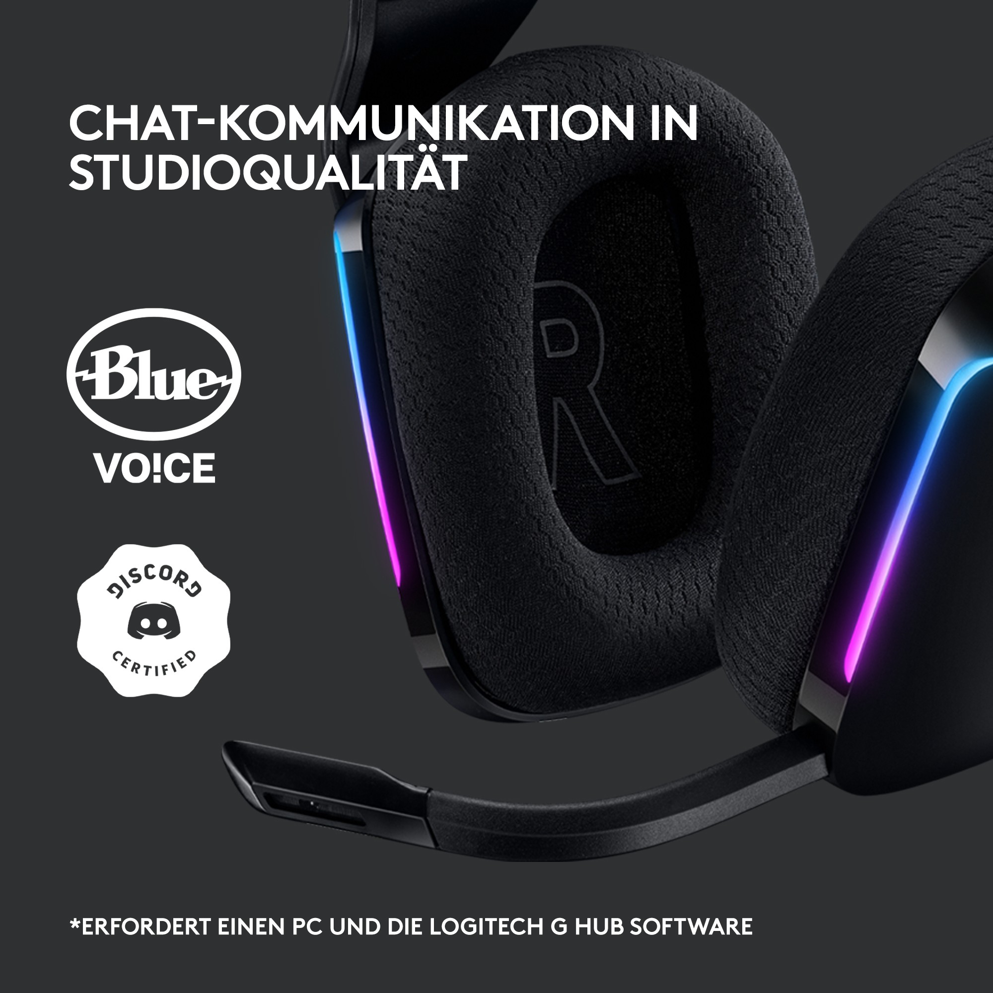 Kufje Gaming Logitech G733 Lightspeed / Wireless / RGB / të zeza - Figura 5
