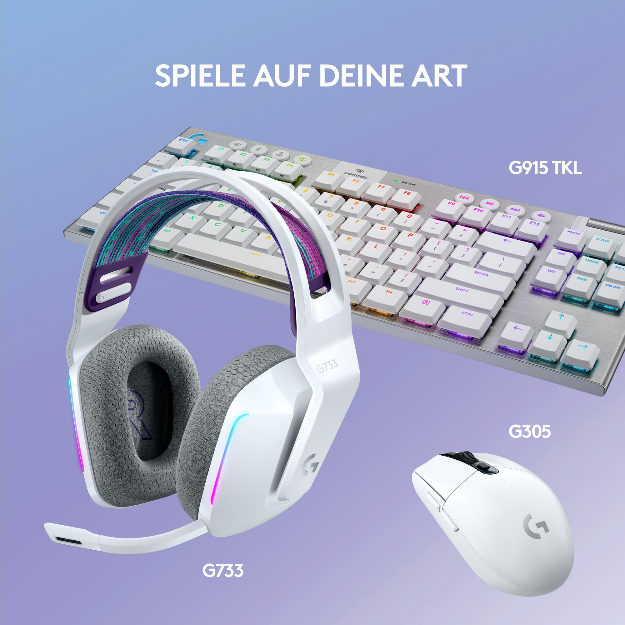 Kufje Gaming Logitech Headset G G733 LIGHTSPEED Wireless RGB - Figura 5