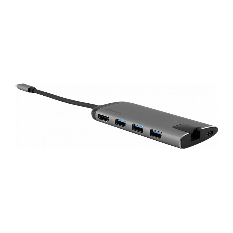 HUB Verbatim / USB-C / 7-Port / 3x USB 3.0 / USB-C / HDMI / Ethernet / SD/microSD / Passive - Figura 4