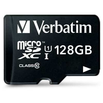 Kartë Memorie SD CARD 128GB Verbatim Pemium MicroXC 90MB/s +Adapter - Figura 2