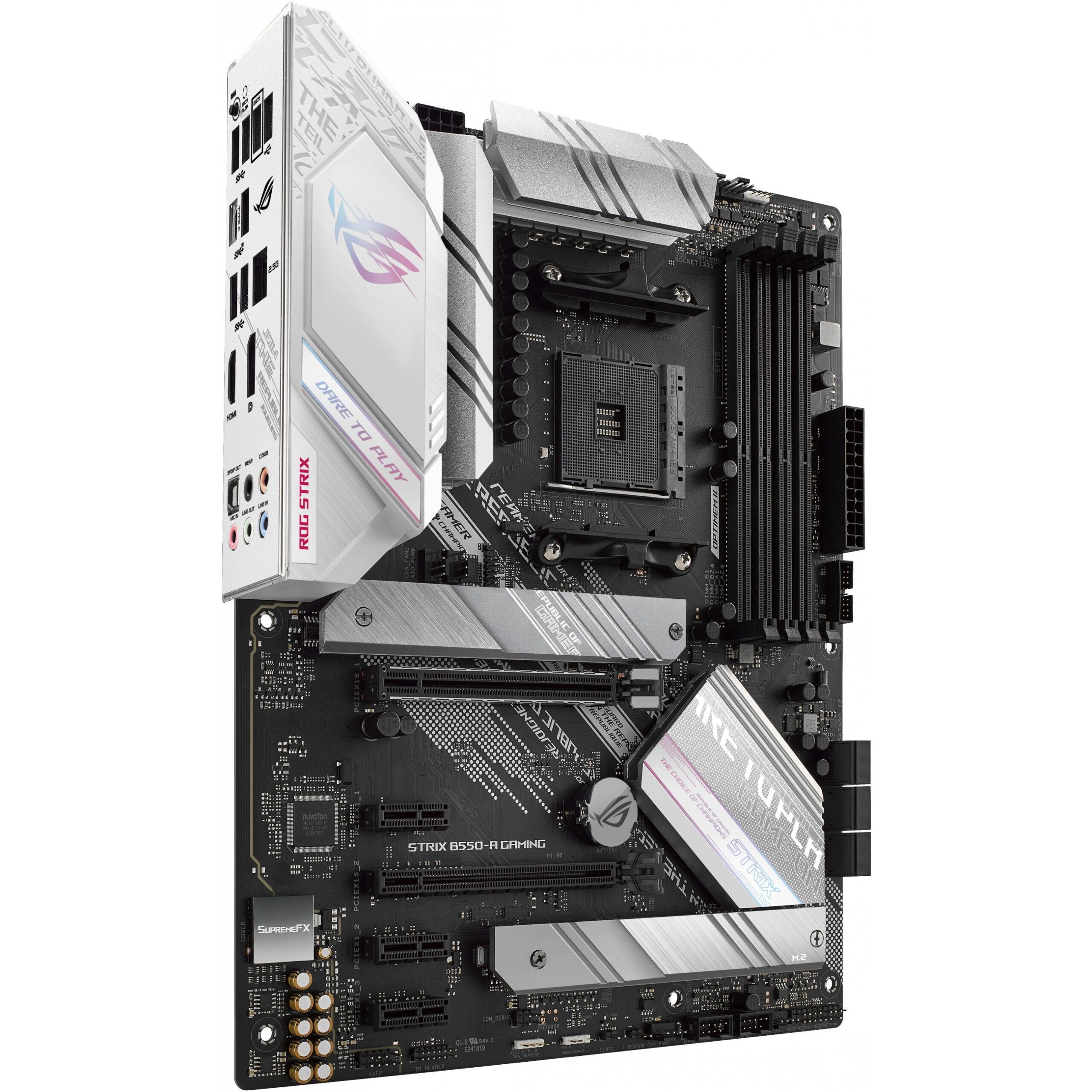 Pllakë Amë AMD AM4 ASUS ROG STRIX B550-A GAMING / DDR4 / HDMI+DP - Figura 2