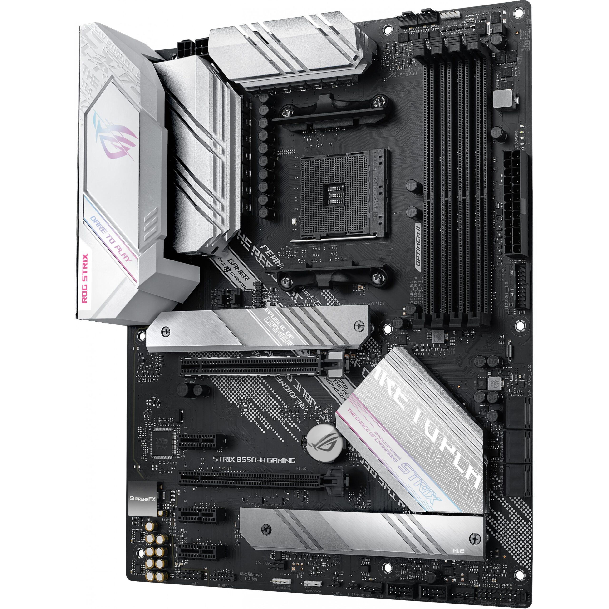 Pllakë Amë AMD AM4 ASUS ROG STRIX B550-A GAMING / DDR4 / HDMI+DP - Figura 3