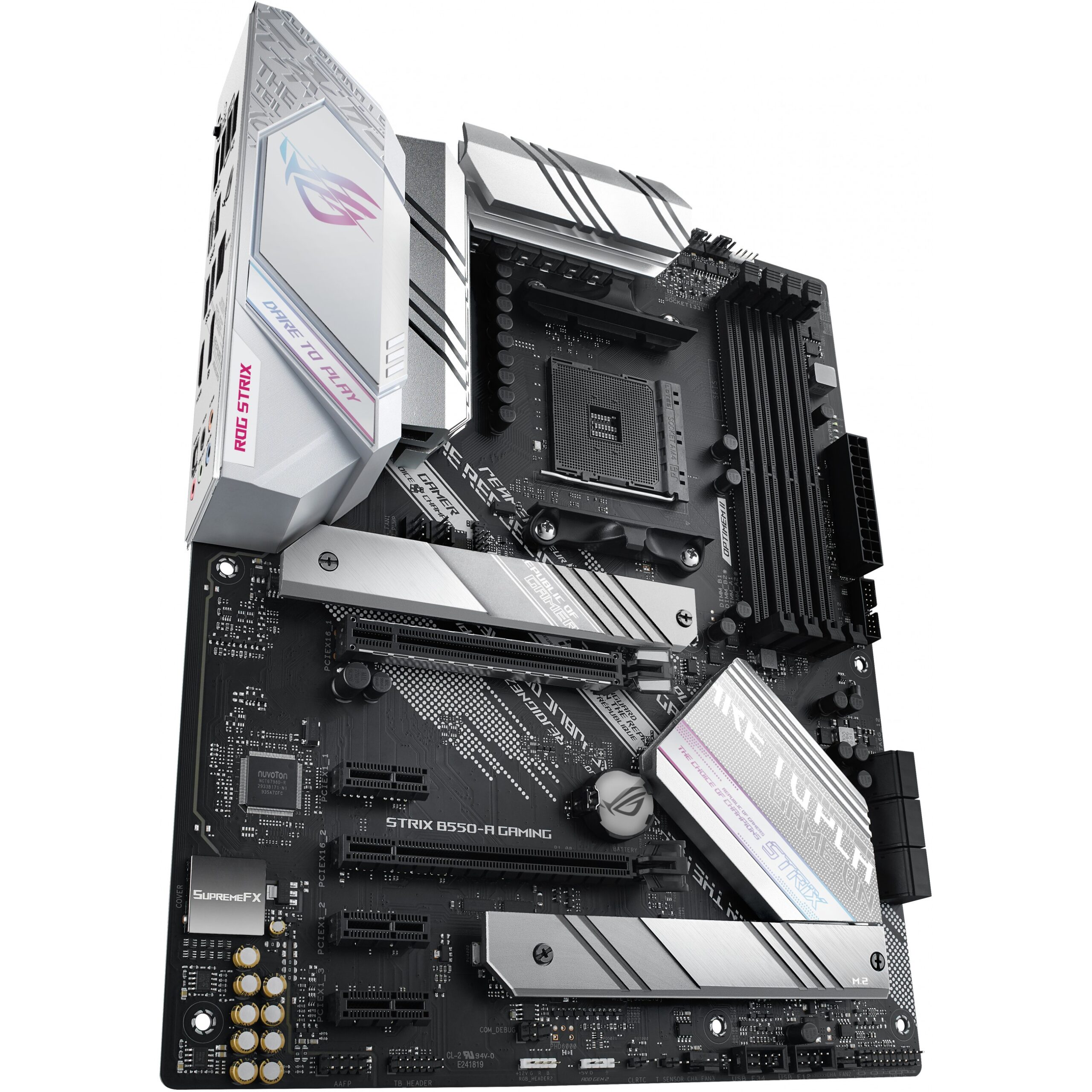 Pllakë Amë AMD AM4 ASUS ROG STRIX B550-A GAMING / DDR4 / HDMI+DP - Figura 4